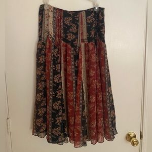 Nine West silk skirt